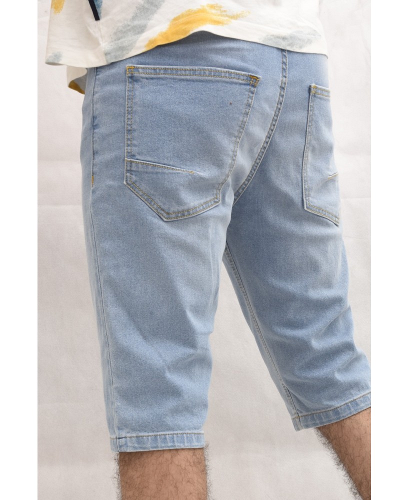 Style et Confort Jeans Bermuda Longs pour Hommes